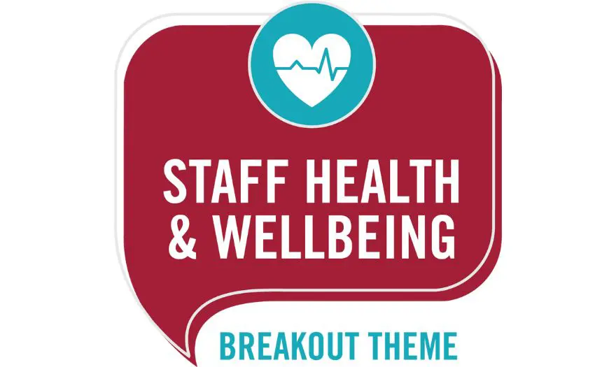 staff health and wellbeing breakout theme graphic logo