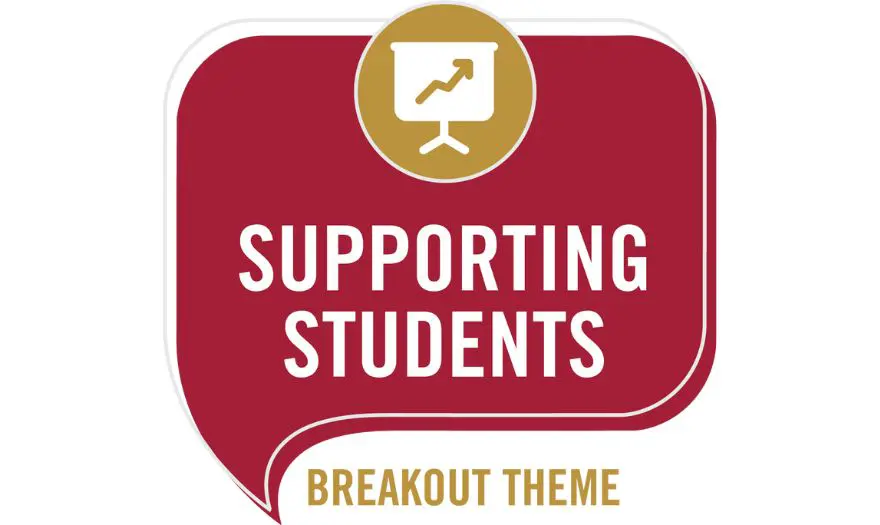 supporting students breakout theme graphic logo