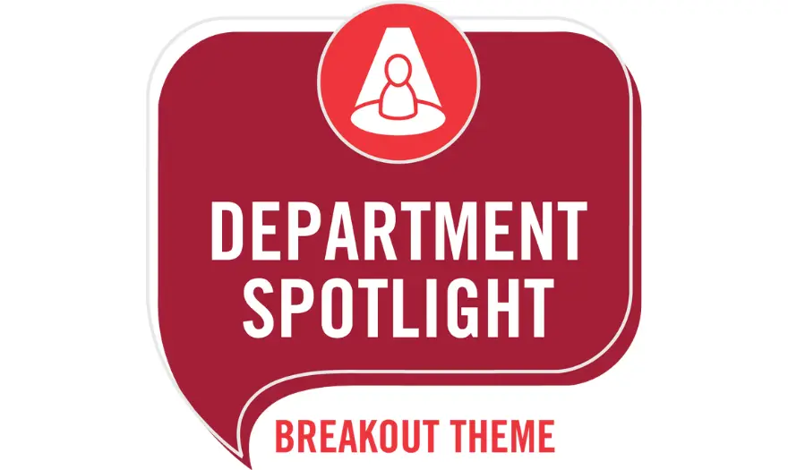 department spotlight graphic